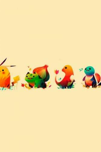 Pokemon Characters iPhone Wallpaper