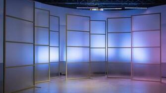 Broadcast Background Google Set Design Tv Framed