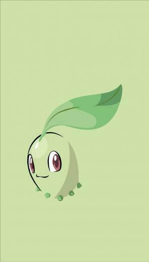 Chikorita Wallpaper Phone Pokemon Background