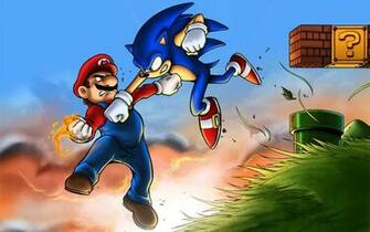 Mario Vs Sonic Wallpaper Super