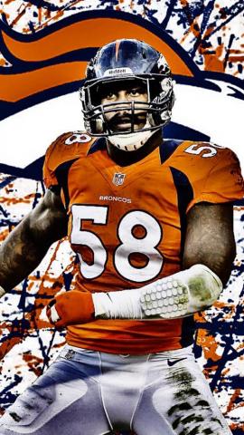 Von Miller iPhone Wallpaper