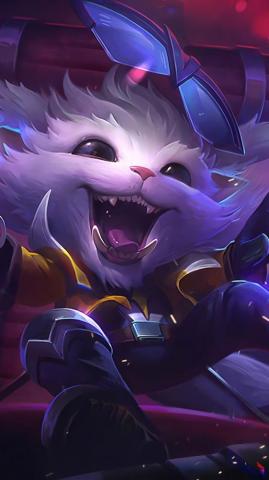 League Of Legends Gnar Happy Warrior Wallpaper Lol
