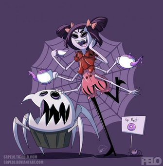 Undertale Muffet By Srpelo