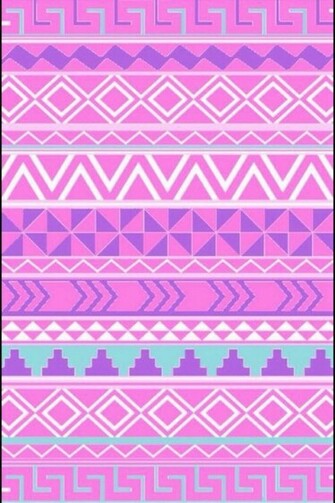 Blue Colorful Cute Green Pink Purple Sweet Tribal Wallpaper