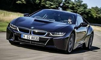 Bmw I8 With Butterfly Doors Car Wallpaper