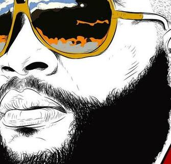 Rick Ross Drawing Rap Wallpaper