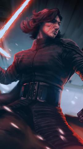 Kylo Ren Fan Art Wallpaper Badass