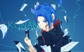 Paper Naruto Shippuden Akatsuki Konan HD Wallpaper Anime Manga