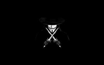 Vendetta Logos Guy Fawkes Mask HD Wallpaper Desktop