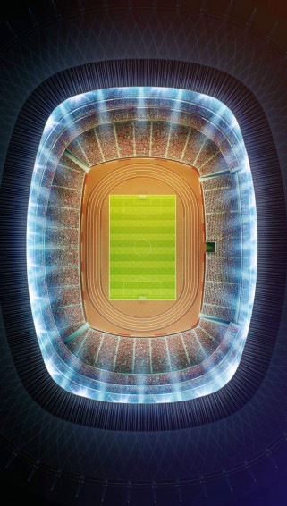Soccer Pitch iPhone Wallpaper