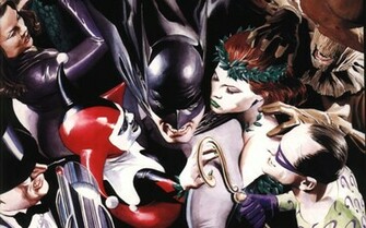 Alex Ross The Riddler Penguin Scarecrow Comic Characte Wallpaper