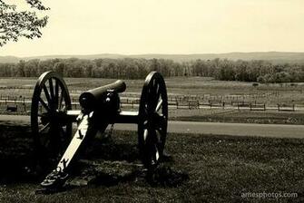 Gettysburg Desktop Wallpaper Cannon On Cemetery Ridge
