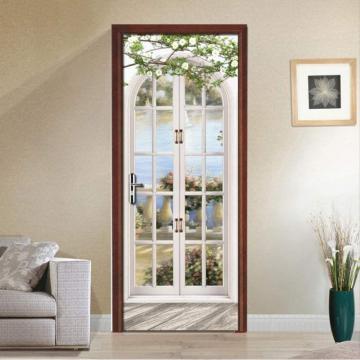 Amazon Shanwp 3d Door Wall Mural Wallpaper Sticker