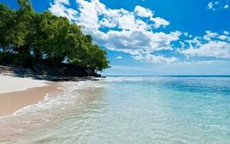Caribbean Beach Turquoise Lake Desktop Pc And Mac Wallpaper