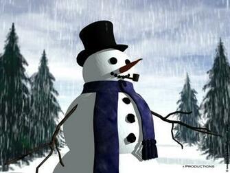 Snowman Wallpaper Desktop Background