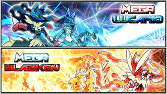 Mega Lucario Vs Blaziken Megablaziken And Megalucario