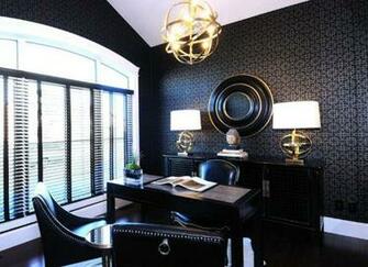 Black Office Wallpaper