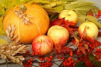Autumn Flowers And Pumpkins Also Is A Time That