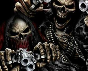 Skeleton Gun Wallpaper Related Keywords Amp Suggestions