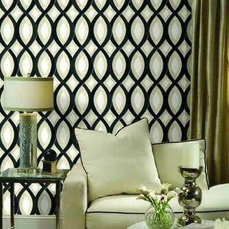 And White Lattice Wallpaper By Candice Olson The Perfect