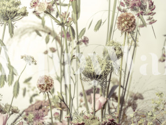 Vintage Wildflowers Wallpaper