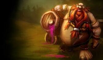 Gragas Classic Skin Original League Of Legends Wallpaper