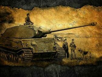 Nazi Tank Artwork Wallpaper HD Desktop Notebook Tab