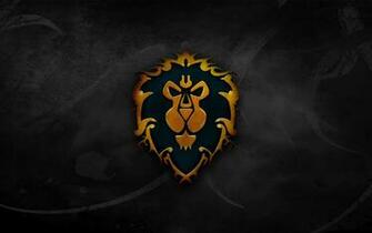 World Of Warcraft Alliance Emble Minimal Wallpaper