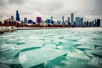 Image Chicago Skyline Winter