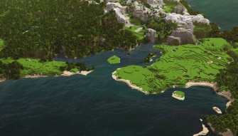 Minecraft Landscape Wallpaper