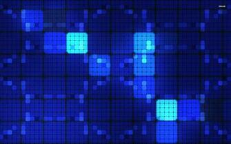 Blue Squares Wallpaper Abstract