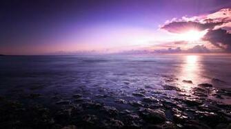 Purple Sunset Background