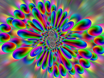 Earth Heart Trippy Desktop Background Wallpaper