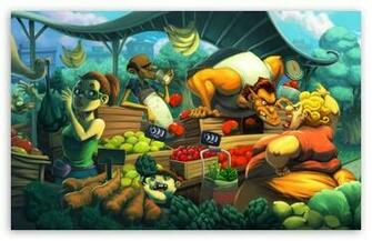 Market Wallpaper