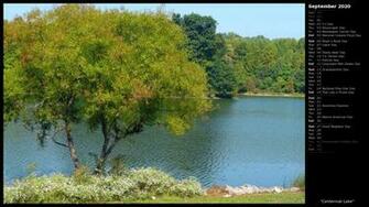 Mlewallpaper Centennial Lake Calendar