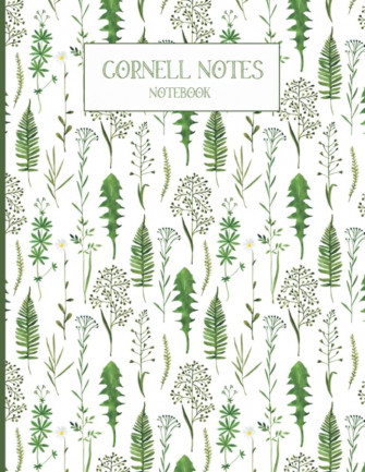 Cornell Notes Notebook College Ruled Composition Paper With