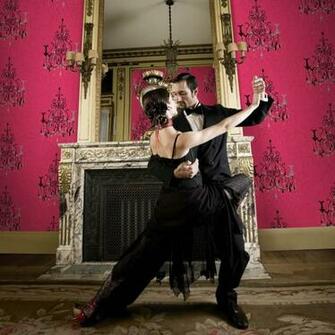 Vymura Chandelier Wallpaper Hot Pink Black Silver By