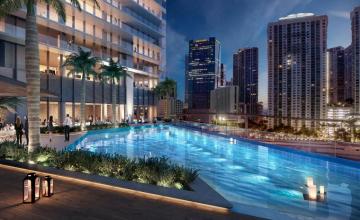 Rafael Vi Oly S One River Point In Downtown Miami Wallpaper