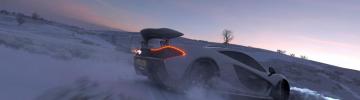 Forza Horizon Mclaren P1 Drift Snow Clear