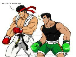Ryu Vs Little Mac By Alonsoalatriste