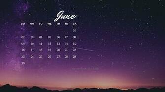 June Calendar HD Wallpaper And Background Image Yl Computing