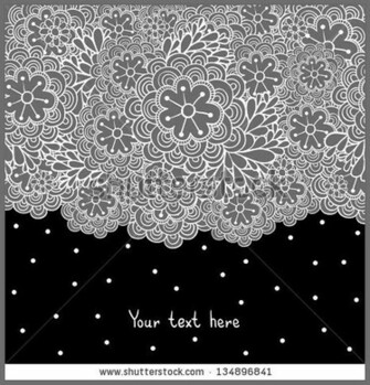 Black And White Background With Roses Flowers Vector Illustration