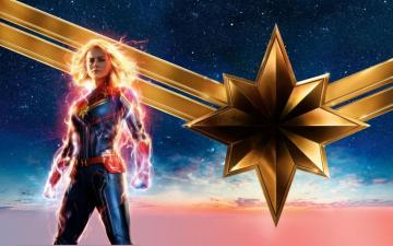 Captain Marvel Movie 12k Imac Wallpaper