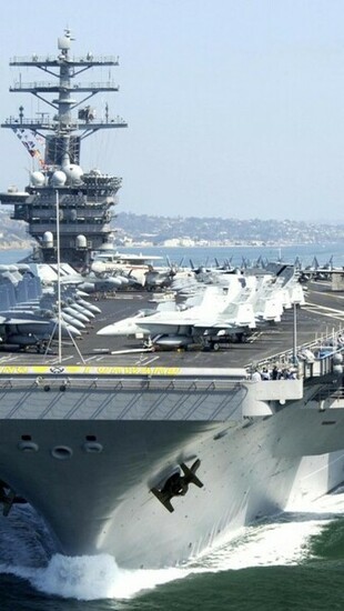 Uss Nimitz Battleships Military War Wallpaper