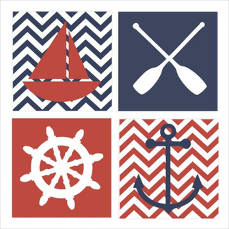 Nautical Nosh Wallpaper