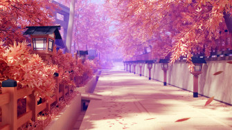 Feel The Magic Of Anime Aesthetics Wallpaper