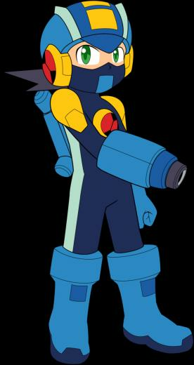 Smash Bros Style Megaman Exe By Midnitew