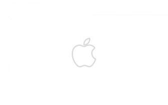 Desktop HD White Apple Background