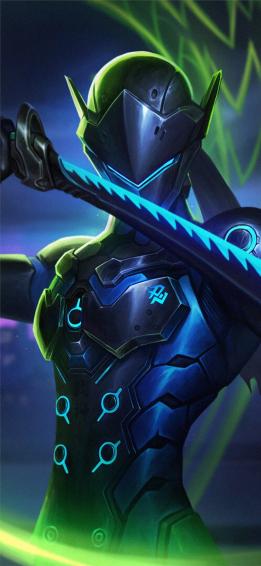 The Genji Overwatch Art 4k Wallpaper Beaty Your