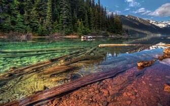 Photo Of A Mountain Stream HD Desktop Wallpaper